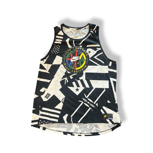 [Nike] Wildcard All Over Print Flag Sleeveless Top - Picture 1 of 8
